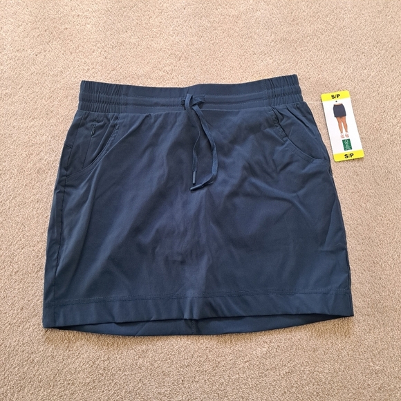NWT Pacific Trail Blue Skort Women's Small Stretch Skirt With Shorts - Picture 3 of 11